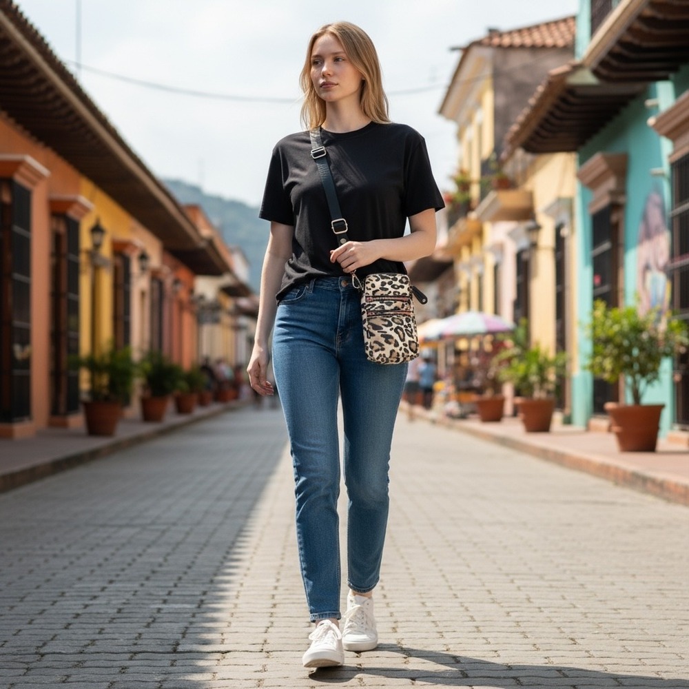 Leopard Crossbody Bag from‎ CHICOS